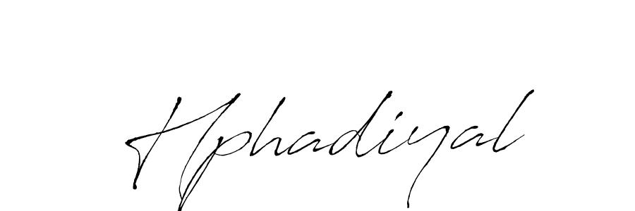 How to make Hphadiyal name signature. Use Antro_Vectra style for creating short signs online. This is the latest handwritten sign. Hphadiyal signature style 6 images and pictures png