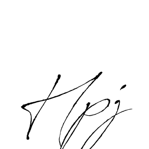 How to make Hpj name signature. Use Antro_Vectra style for creating short signs online. This is the latest handwritten sign. Hpj signature style 6 images and pictures png