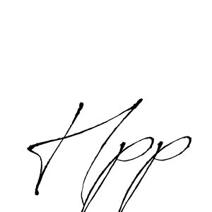 Design your own signature with our free online signature maker. With this signature software, you can create a handwritten (Antro_Vectra) signature for name Hpp. Hpp signature style 6 images and pictures png