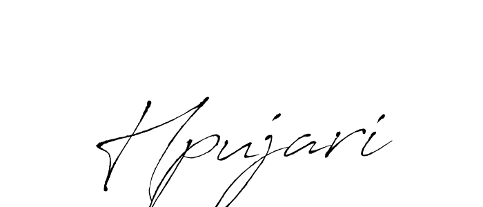 Antro_Vectra is a professional signature style that is perfect for those who want to add a touch of class to their signature. It is also a great choice for those who want to make their signature more unique. Get Hpujari name to fancy signature for free. Hpujari signature style 6 images and pictures png