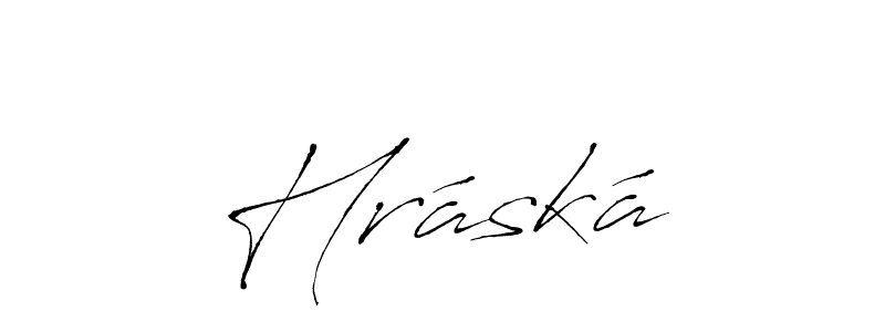 How to make Hráská name signature. Use Antro_Vectra style for creating short signs online. This is the latest handwritten sign. Hráská signature style 6 images and pictures png