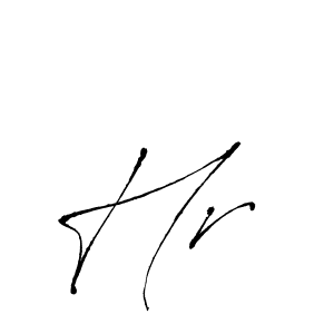 Use a signature maker to create a handwritten signature online. With this signature software, you can design (Antro_Vectra) your own signature for name Hr . Hr  signature style 6 images and pictures png