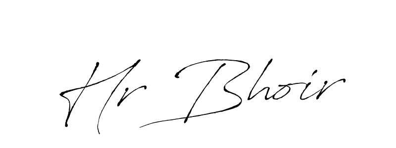You should practise on your own different ways (Antro_Vectra) to write your name (Hr Bhoir) in signature. don't let someone else do it for you. Hr Bhoir signature style 6 images and pictures png