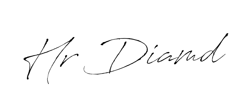 Create a beautiful signature design for name Hr Diamd. With this signature (Antro_Vectra) fonts, you can make a handwritten signature for free. Hr Diamd signature style 6 images and pictures png