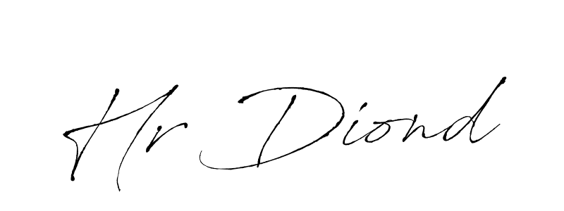 Use a signature maker to create a handwritten signature online. With this signature software, you can design (Antro_Vectra) your own signature for name Hr Diond. Hr Diond signature style 6 images and pictures png