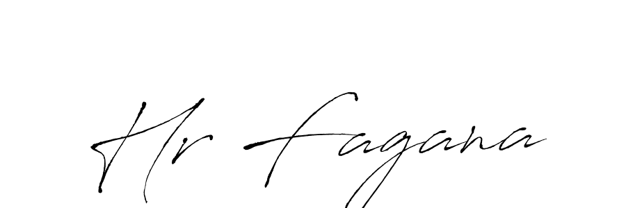 Use a signature maker to create a handwritten signature online. With this signature software, you can design (Antro_Vectra) your own signature for name Hr Fagana. Hr Fagana signature style 6 images and pictures png