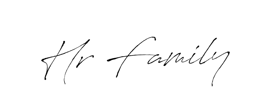 How to make Hr Family name signature. Use Antro_Vectra style for creating short signs online. This is the latest handwritten sign. Hr Family signature style 6 images and pictures png