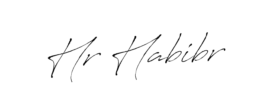 Create a beautiful signature design for name Hr Habibr. With this signature (Antro_Vectra) fonts, you can make a handwritten signature for free. Hr Habibr signature style 6 images and pictures png