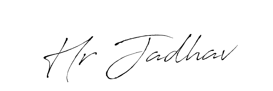 How to make Hr Jadhav signature? Antro_Vectra is a professional autograph style. Create handwritten signature for Hr Jadhav name. Hr Jadhav signature style 6 images and pictures png