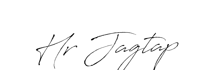 Design your own signature with our free online signature maker. With this signature software, you can create a handwritten (Antro_Vectra) signature for name Hr Jagtap. Hr Jagtap signature style 6 images and pictures png