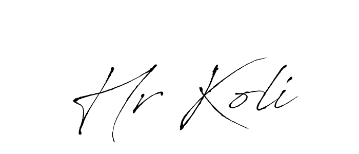 Make a beautiful signature design for name Hr Koli. Use this online signature maker to create a handwritten signature for free. Hr Koli signature style 6 images and pictures png