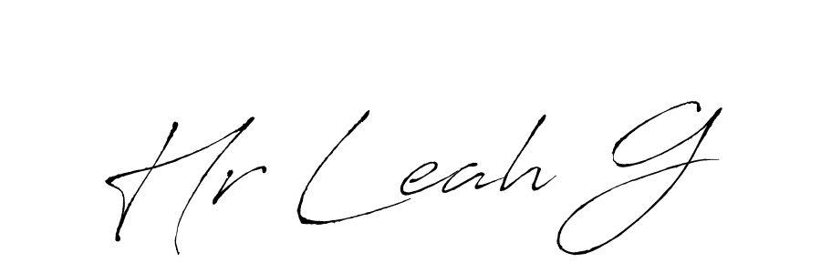 This is the best signature style for the Hr Leah G name. Also you like these signature font (Antro_Vectra). Mix name signature. Hr Leah G signature style 6 images and pictures png