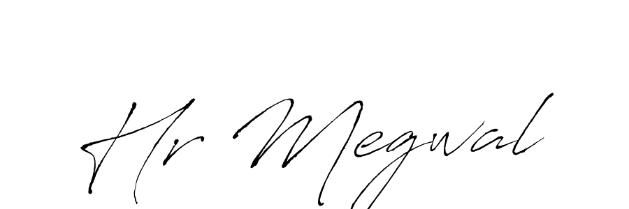 Use a signature maker to create a handwritten signature online. With this signature software, you can design (Antro_Vectra) your own signature for name Hr Megwal. Hr Megwal signature style 6 images and pictures png