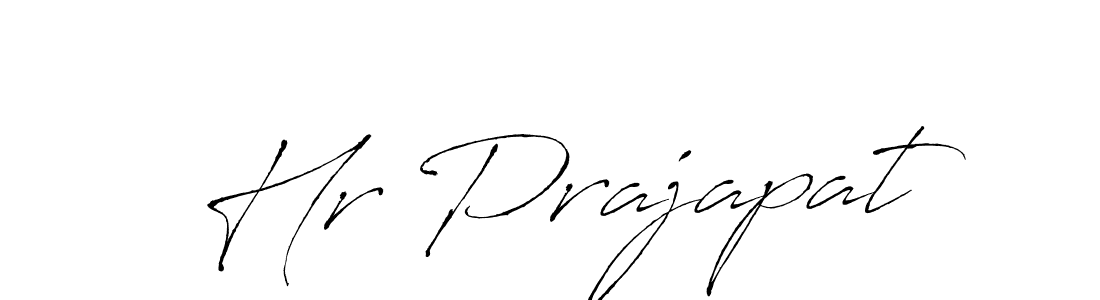 Use a signature maker to create a handwritten signature online. With this signature software, you can design (Antro_Vectra) your own signature for name Hr Prajapat. Hr Prajapat signature style 6 images and pictures png