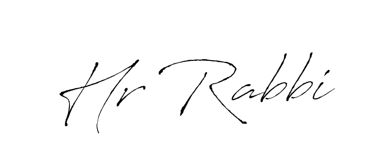 Also we have Hr Rabbi name is the best signature style. Create professional handwritten signature collection using Antro_Vectra autograph style. Hr Rabbi signature style 6 images and pictures png