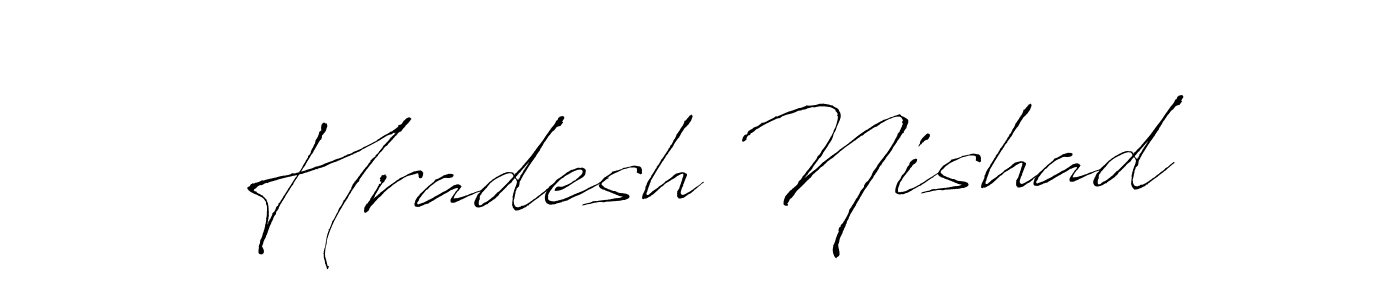 You should practise on your own different ways (Antro_Vectra) to write your name (Hradesh Nishad) in signature. don't let someone else do it for you. Hradesh Nishad signature style 6 images and pictures png