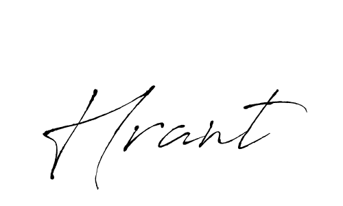 How to make Hrant signature? Antro_Vectra is a professional autograph style. Create handwritten signature for Hrant name. Hrant signature style 6 images and pictures png