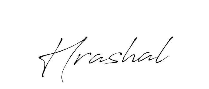 How to make Hrashal name signature. Use Antro_Vectra style for creating short signs online. This is the latest handwritten sign. Hrashal signature style 6 images and pictures png