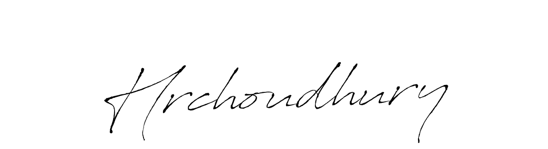 Design your own signature with our free online signature maker. With this signature software, you can create a handwritten (Antro_Vectra) signature for name Hrchoudhury. Hrchoudhury signature style 6 images and pictures png