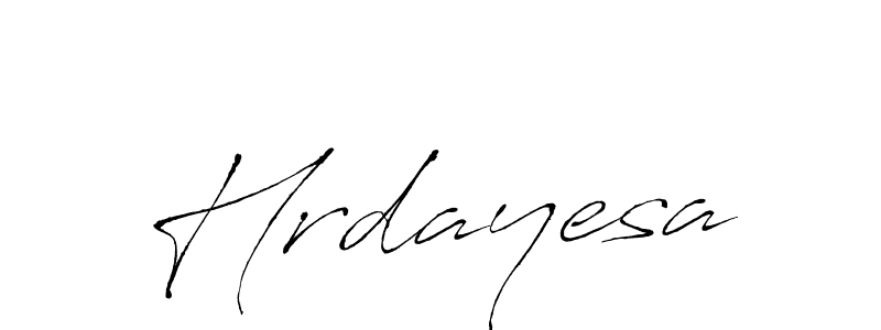 Create a beautiful signature design for name Hrdayesa. With this signature (Antro_Vectra) fonts, you can make a handwritten signature for free. Hrdayesa signature style 6 images and pictures png