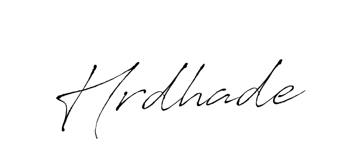 Design your own signature with our free online signature maker. With this signature software, you can create a handwritten (Antro_Vectra) signature for name Hrdhade. Hrdhade signature style 6 images and pictures png