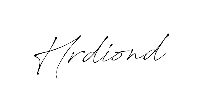 Hrdiond stylish signature style. Best Handwritten Sign (Antro_Vectra) for my name. Handwritten Signature Collection Ideas for my name Hrdiond. Hrdiond signature style 6 images and pictures png