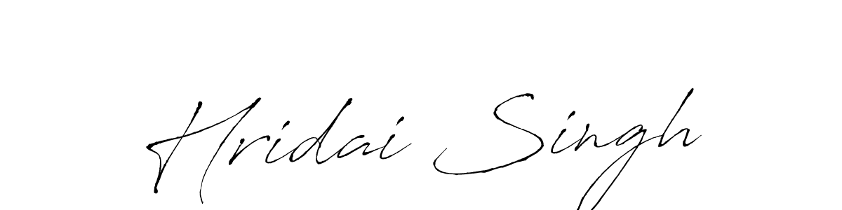 Hridai Singh stylish signature style. Best Handwritten Sign (Antro_Vectra) for my name. Handwritten Signature Collection Ideas for my name Hridai Singh. Hridai Singh signature style 6 images and pictures png