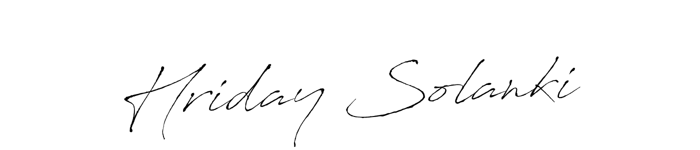 The best way (Antro_Vectra) to make a short signature is to pick only two or three words in your name. The name Hriday Solanki include a total of six letters. For converting this name. Hriday Solanki signature style 6 images and pictures png