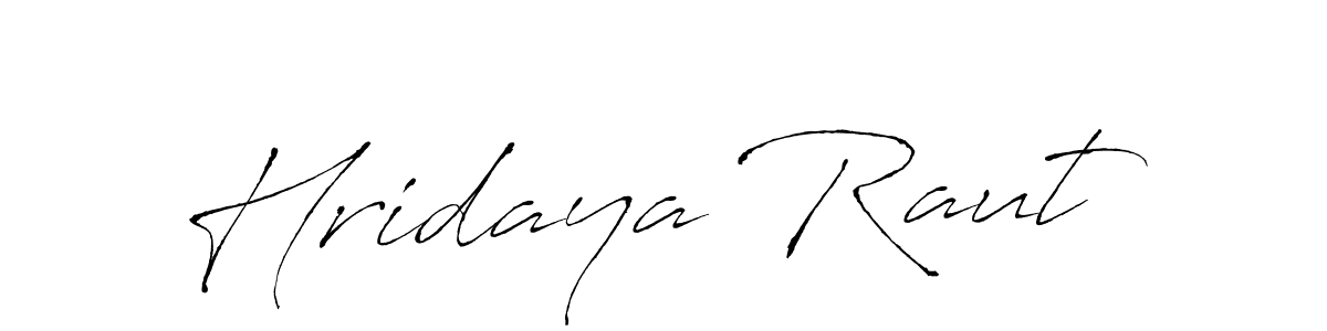 Use a signature maker to create a handwritten signature online. With this signature software, you can design (Antro_Vectra) your own signature for name Hridaya Raut. Hridaya Raut signature style 6 images and pictures png