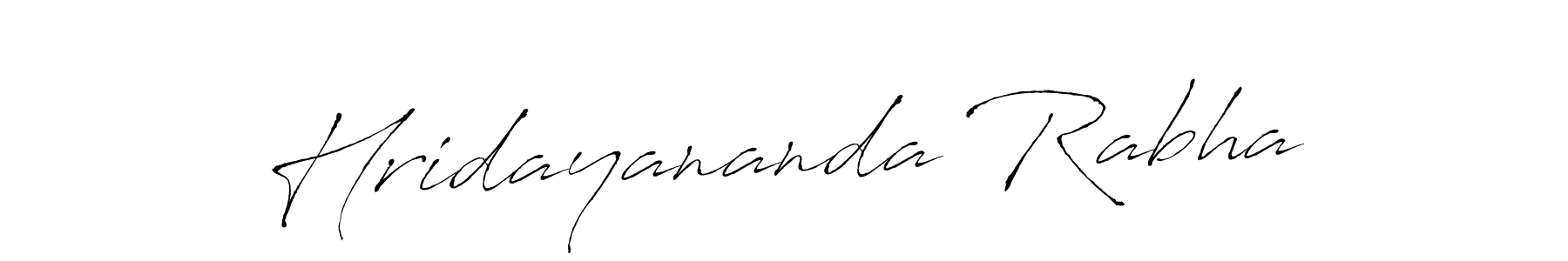 Also we have Hridayananda Rabha name is the best signature style. Create professional handwritten signature collection using Antro_Vectra autograph style. Hridayananda Rabha signature style 6 images and pictures png