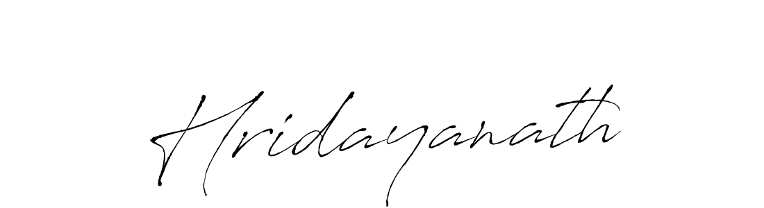 Design your own signature with our free online signature maker. With this signature software, you can create a handwritten (Antro_Vectra) signature for name Hridayanath. Hridayanath signature style 6 images and pictures png