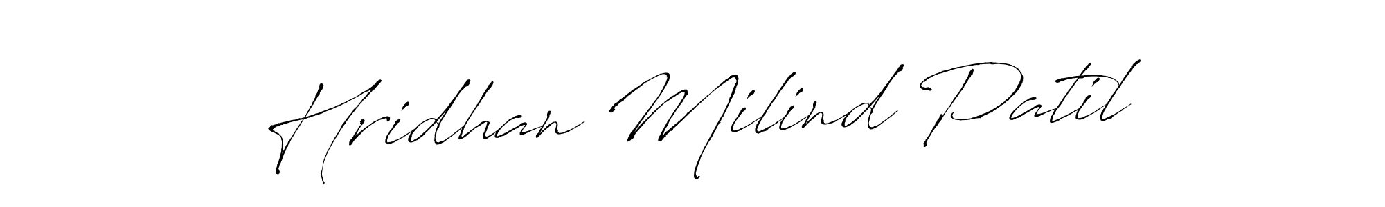 See photos of Hridhan Milind Patil official signature by Spectra . Check more albums & portfolios. Read reviews & check more about Antro_Vectra font. Hridhan Milind Patil signature style 6 images and pictures png