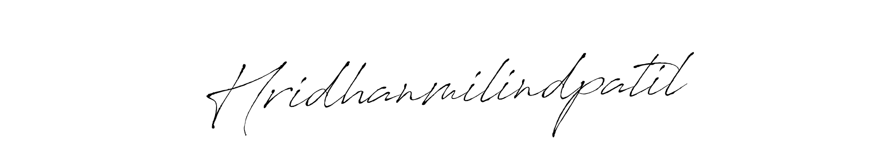Hridhanmilindpatil stylish signature style. Best Handwritten Sign (Antro_Vectra) for my name. Handwritten Signature Collection Ideas for my name Hridhanmilindpatil. Hridhanmilindpatil signature style 6 images and pictures png