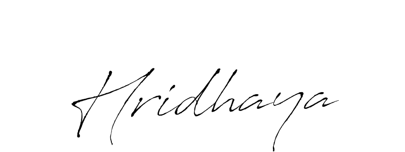 Use a signature maker to create a handwritten signature online. With this signature software, you can design (Antro_Vectra) your own signature for name Hridhaya. Hridhaya signature style 6 images and pictures png