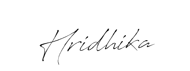 Hridhika stylish signature style. Best Handwritten Sign (Antro_Vectra) for my name. Handwritten Signature Collection Ideas for my name Hridhika. Hridhika signature style 6 images and pictures png
