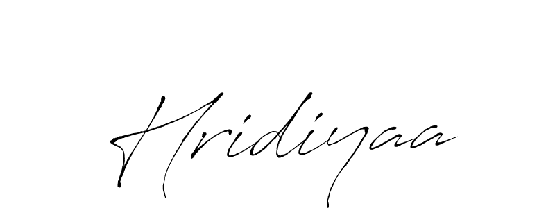 Hridiyaa stylish signature style. Best Handwritten Sign (Antro_Vectra) for my name. Handwritten Signature Collection Ideas for my name Hridiyaa. Hridiyaa signature style 6 images and pictures png