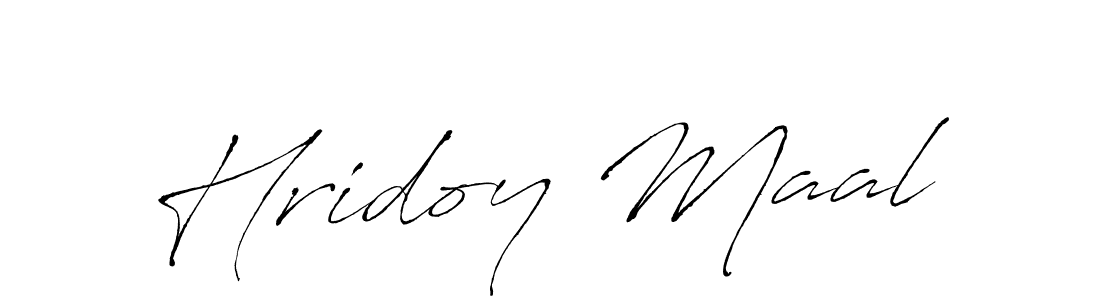 How to make Hridoy Maal name signature. Use Antro_Vectra style for creating short signs online. This is the latest handwritten sign. Hridoy Maal signature style 6 images and pictures png
