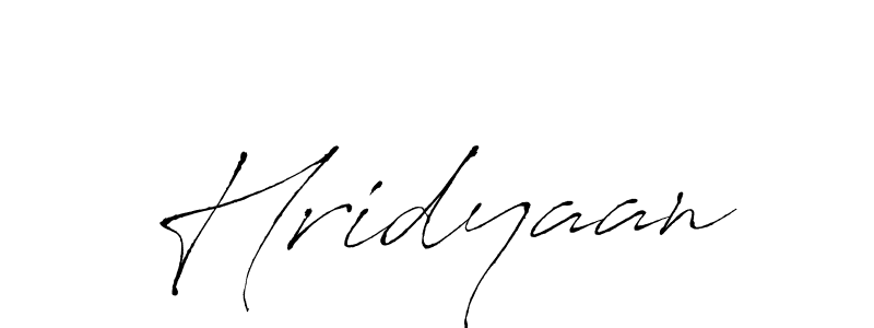 Use a signature maker to create a handwritten signature online. With this signature software, you can design (Antro_Vectra) your own signature for name Hridyaan. Hridyaan signature style 6 images and pictures png