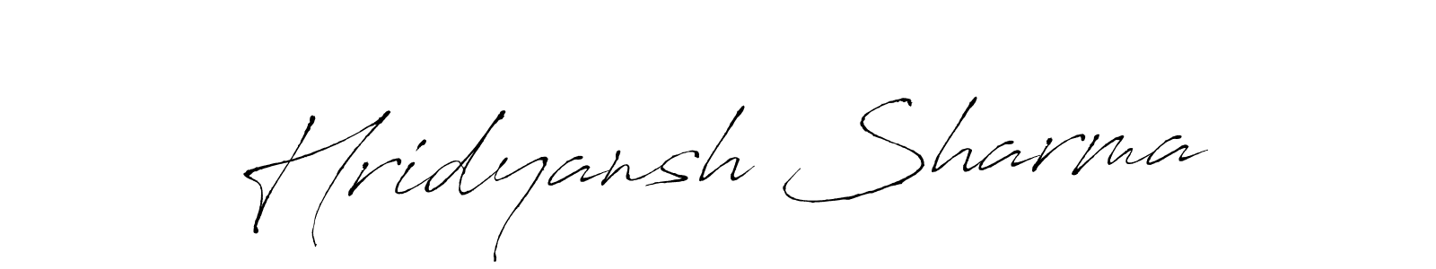 This is the best signature style for the Hridyansh Sharma name. Also you like these signature font (Antro_Vectra). Mix name signature. Hridyansh Sharma signature style 6 images and pictures png