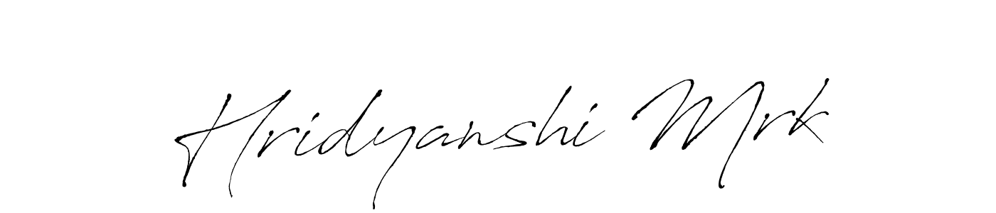 Also You can easily find your signature by using the search form. We will create Hridyanshi Mrk name handwritten signature images for you free of cost using Antro_Vectra sign style. Hridyanshi Mrk signature style 6 images and pictures png