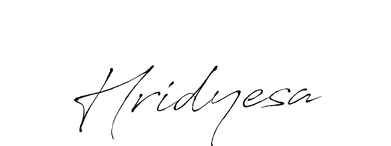 Use a signature maker to create a handwritten signature online. With this signature software, you can design (Antro_Vectra) your own signature for name Hridyesa. Hridyesa signature style 6 images and pictures png