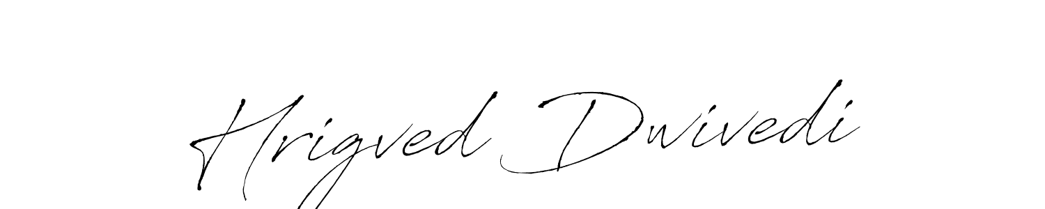 This is the best signature style for the Hrigved Dwivedi name. Also you like these signature font (Antro_Vectra). Mix name signature. Hrigved Dwivedi signature style 6 images and pictures png