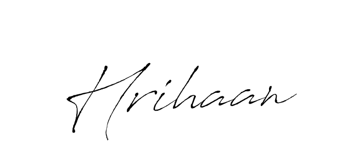 Hrihaan stylish signature style. Best Handwritten Sign (Antro_Vectra) for my name. Handwritten Signature Collection Ideas for my name Hrihaan. Hrihaan signature style 6 images and pictures png