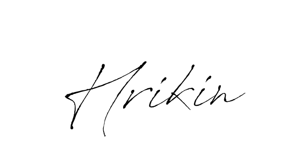 How to make Hrikin signature? Antro_Vectra is a professional autograph style. Create handwritten signature for Hrikin name. Hrikin signature style 6 images and pictures png