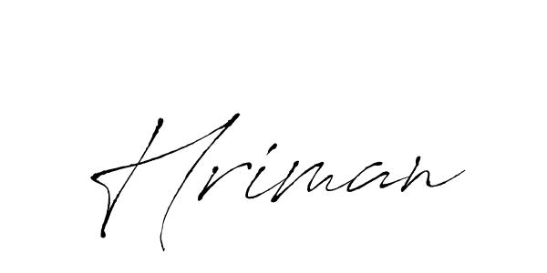 Also we have Hriman name is the best signature style. Create professional handwritten signature collection using Antro_Vectra autograph style. Hriman signature style 6 images and pictures png