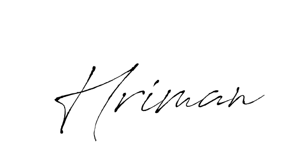 Similarly Antro_Vectra is the best handwritten signature design. Signature creator online .You can use it as an online autograph creator for name Hriman. Hriman signature style 6 images and pictures png