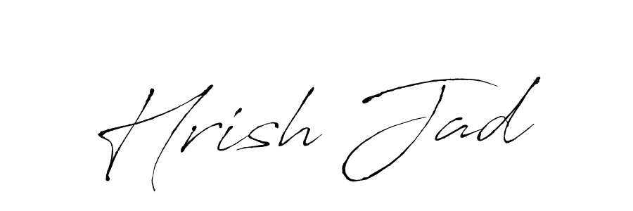 It looks lik you need a new signature style for name Hrish Jad. Design unique handwritten (Antro_Vectra) signature with our free signature maker in just a few clicks. Hrish Jad signature style 6 images and pictures png
