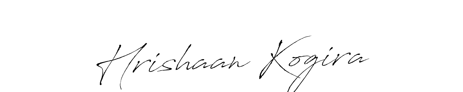 Hrishaan Kogira stylish signature style. Best Handwritten Sign (Antro_Vectra) for my name. Handwritten Signature Collection Ideas for my name Hrishaan Kogira. Hrishaan Kogira signature style 6 images and pictures png