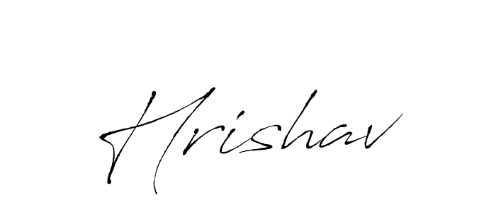 How to make Hrishav signature? Antro_Vectra is a professional autograph style. Create handwritten signature for Hrishav name. Hrishav signature style 6 images and pictures png