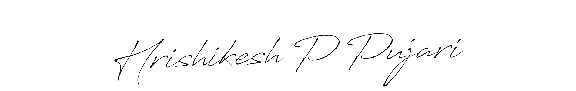 The best way (Antro_Vectra) to make a short signature is to pick only two or three words in your name. The name Hrishikesh P Pujari include a total of six letters. For converting this name. Hrishikesh P Pujari signature style 6 images and pictures png